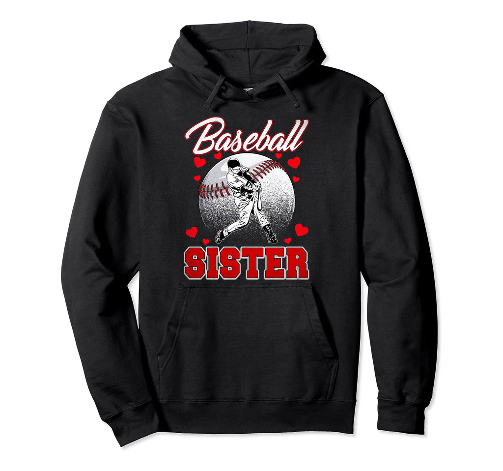 Baseball Sister Family Matching Players Hoodie - Aesthetic Graphic Unisex - T-Shirt, Sweatshirt, Hoodie
