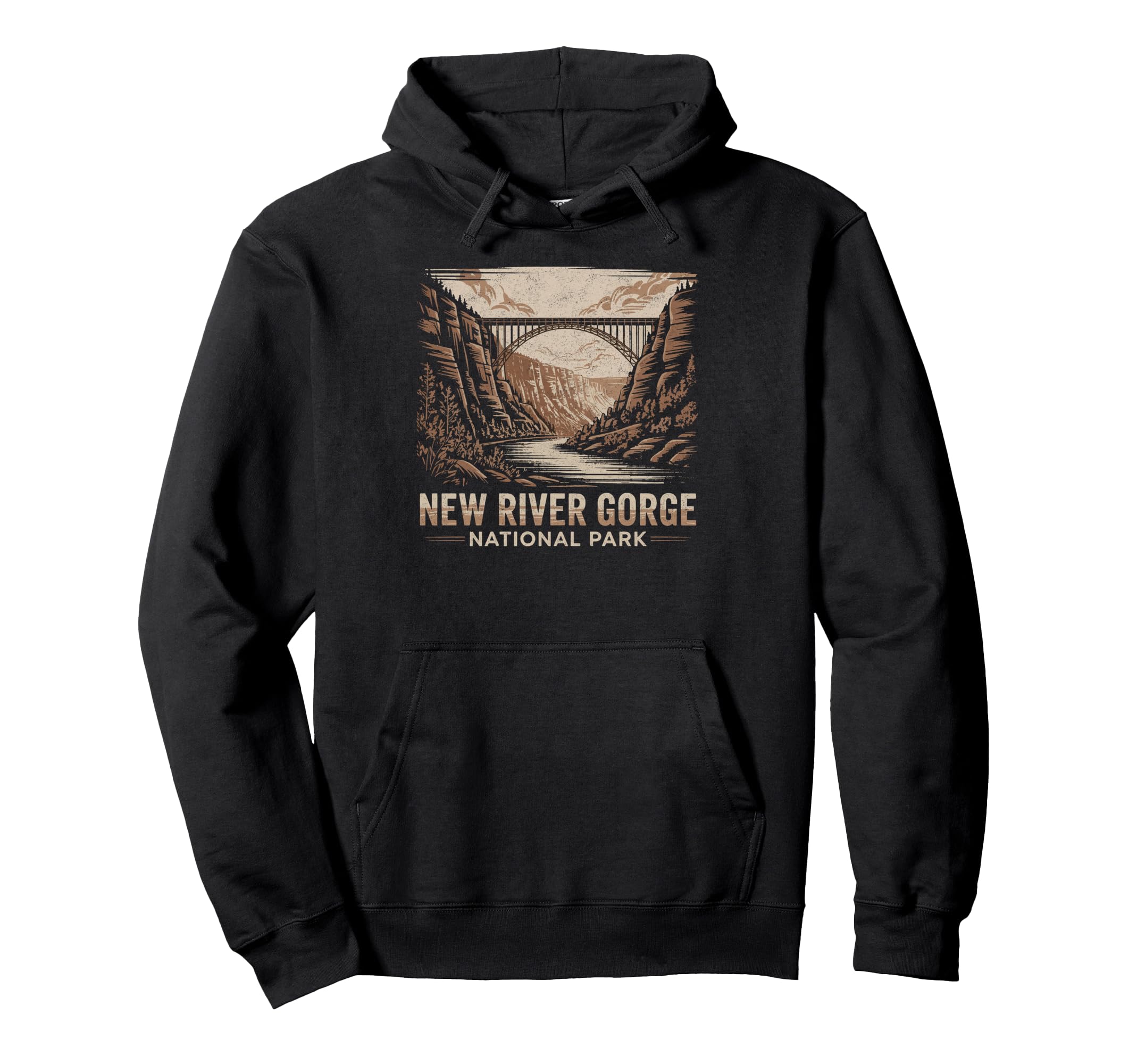 New River Gorge National Park Bridge Hoodie - Unique Graphic Men Women - T-Shirt, Sweatshirt, Hoodie