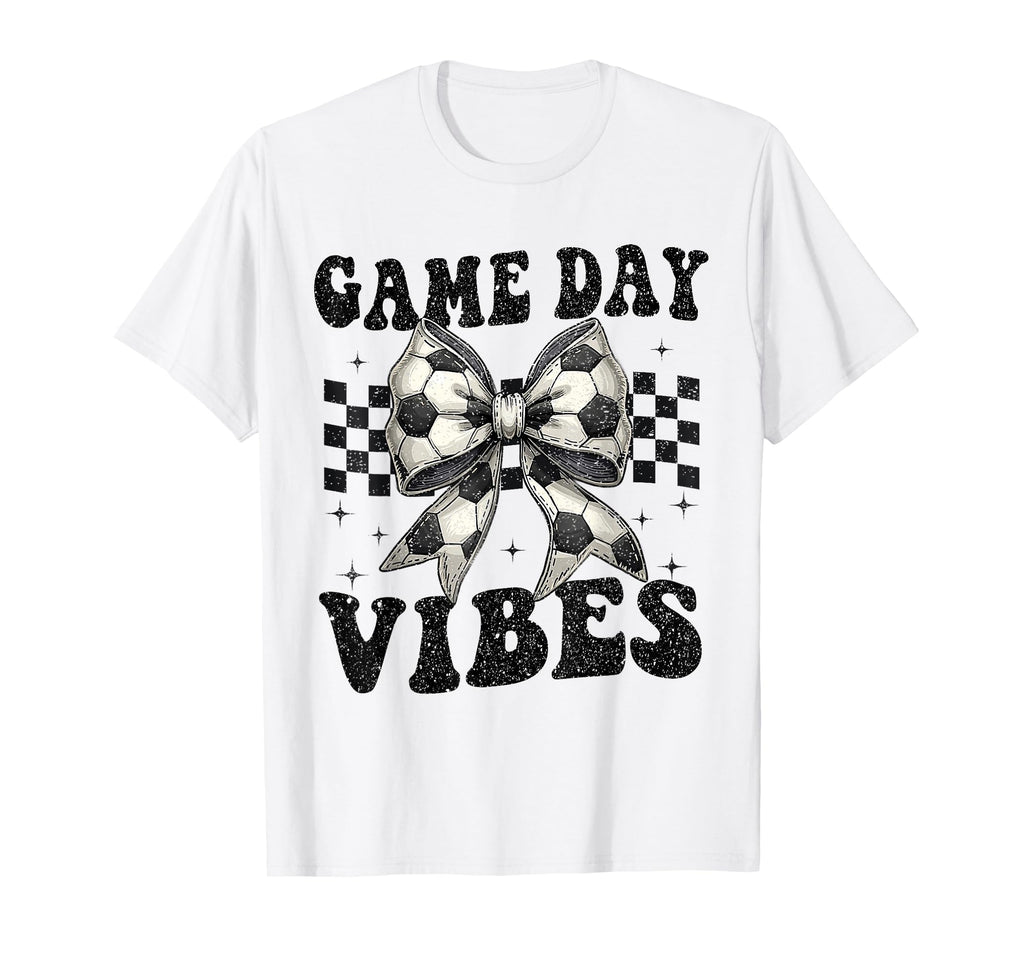 Soccer Game Day Vibes Soccer Mom Dad T-Shirt - Trendy Graphic for Adults - T-Shirt, Sweatshirt, Hoodie