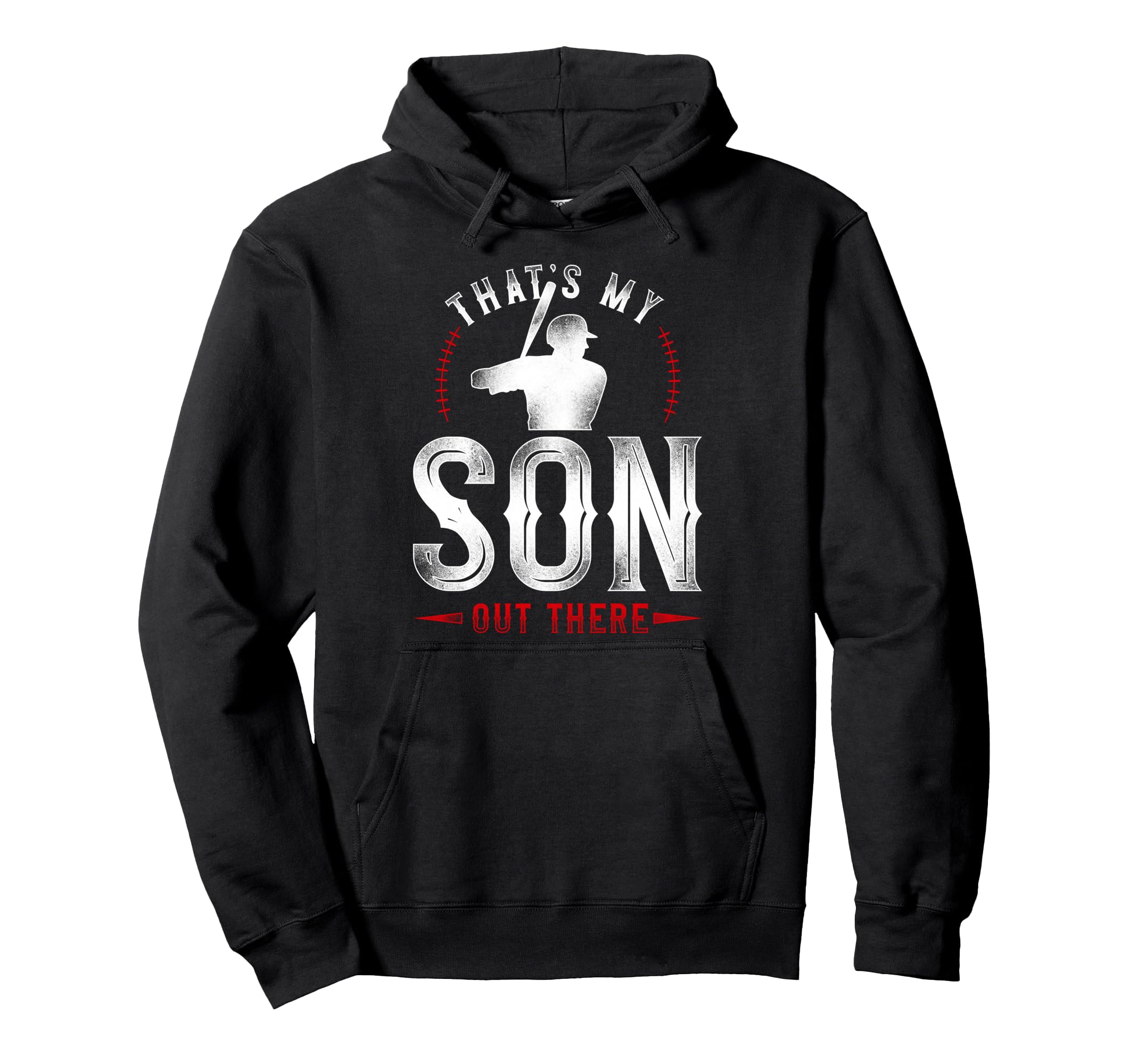 Baseball Fan Mom Mother Dad Father Son Hoodie - Trendy Graphic Men Women - T-Shirt, Sweatshirt, Hoodie