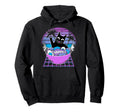 Ramen Cat Anime Retrowave Sunset 80S Hoodie - Graphic Print Men Women - T-Shirt, Sweatshirt, Hoodie