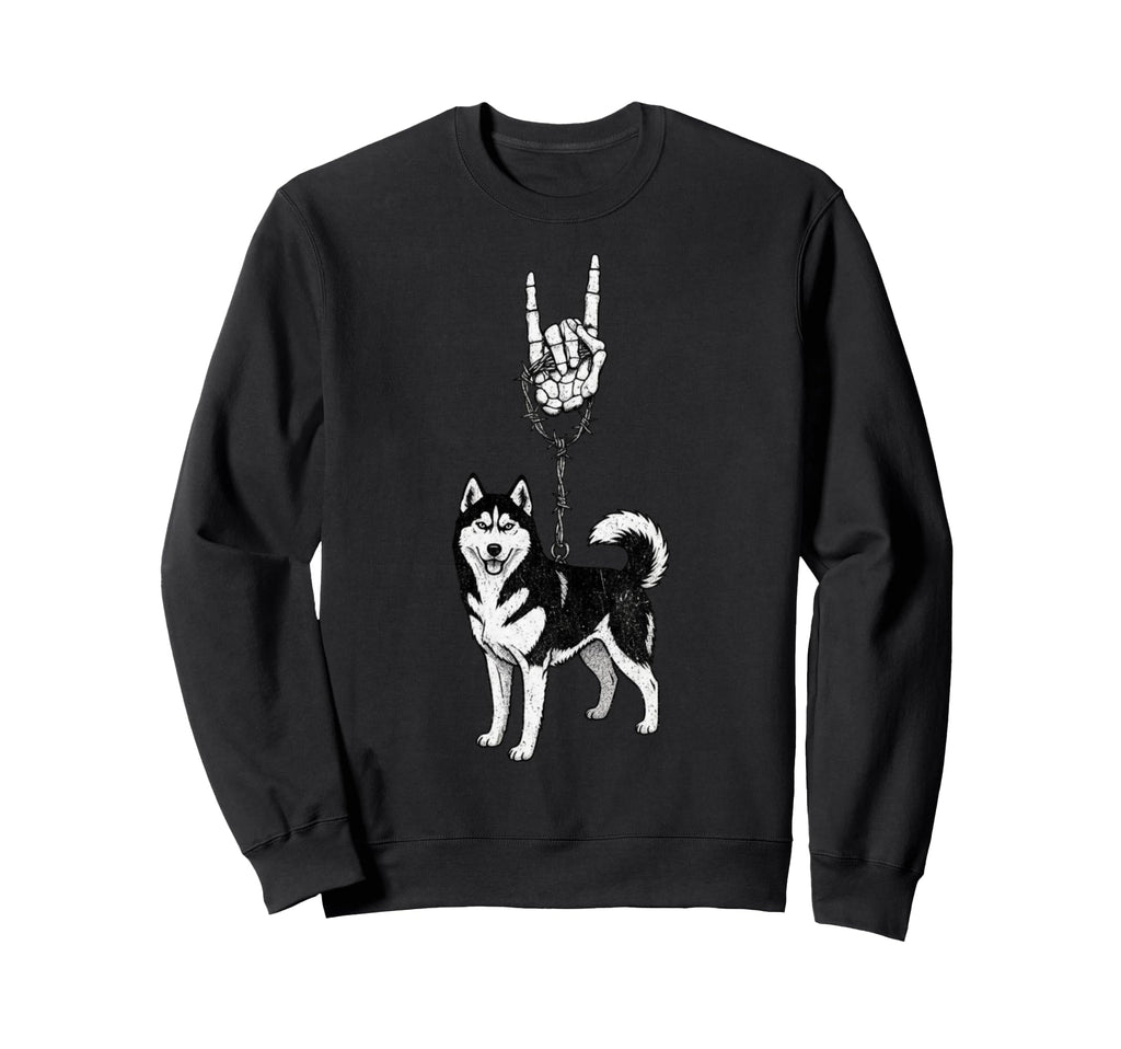 Siberian Husky Dog Mushing 90S Alt Sweatshirt - Aesthetic Graphic Unisex - T-Shirt, Sweatshirt, Hoodie
