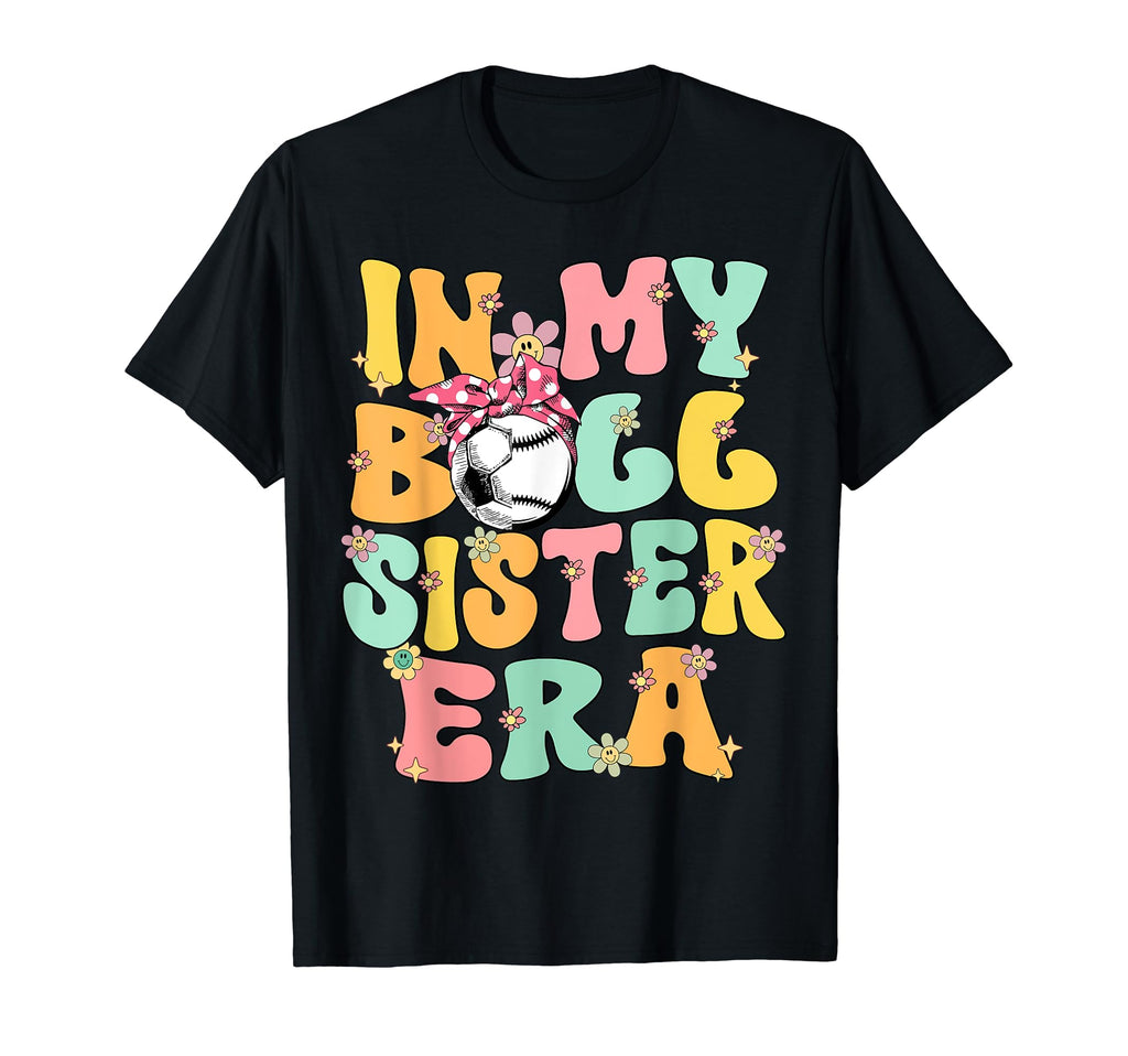 My Ball Sister Era Groovy Baseball T-Shirt - Minimalist Print for Adults - T-Shirt, Sweatshirt, Hoodie