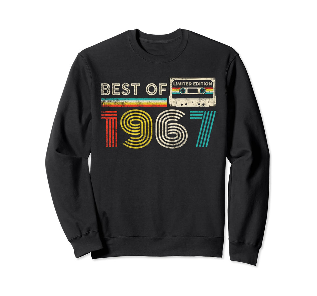 Best 1967 Birthday 1967 Cassette Sweatshirt - Novelty Apparel Men Women - T-Shirt, Sweatshirt, Hoodie