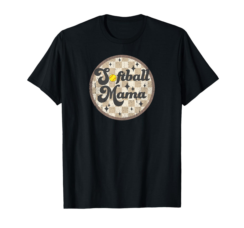 Softball Mama Mom Game Mothers Day T-Shirt - Streetwear Style Unisex - T-Shirt, Sweatshirt, Hoodie
