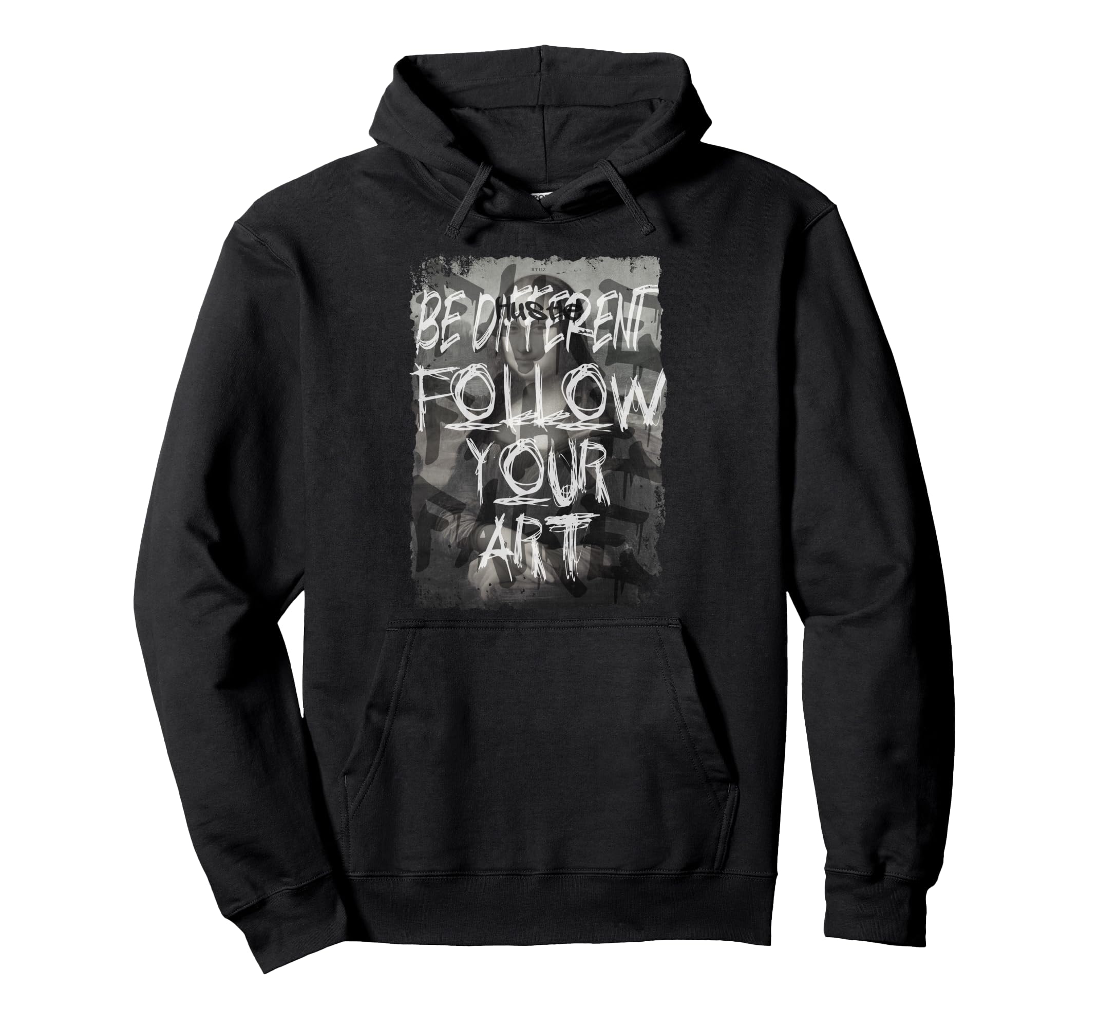 Mona Lisa Aesthetic Y2K Streetwear Hoodie - Graphic Print Men Women - T-Shirt, Sweatshirt, Hoodie