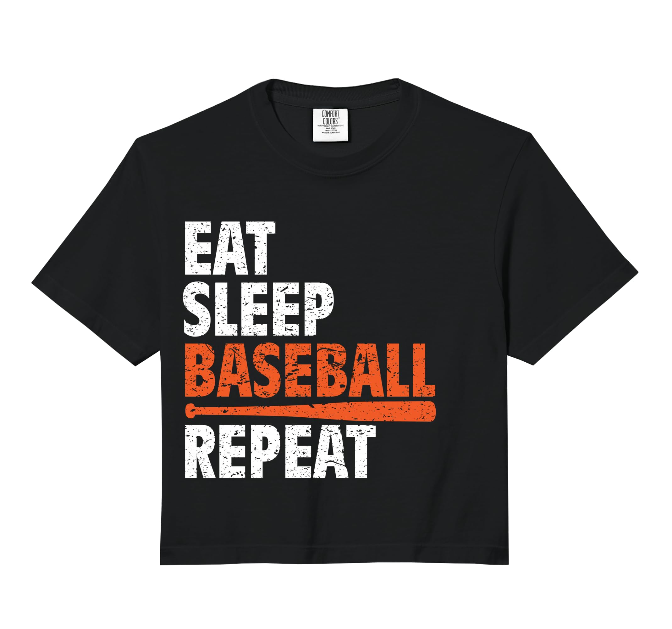 Funny Eat Sleep Baseball Repeat Sweatshirt - Minimalist Print Unisex - T-Shirt, Sweatshirt, Hoodie