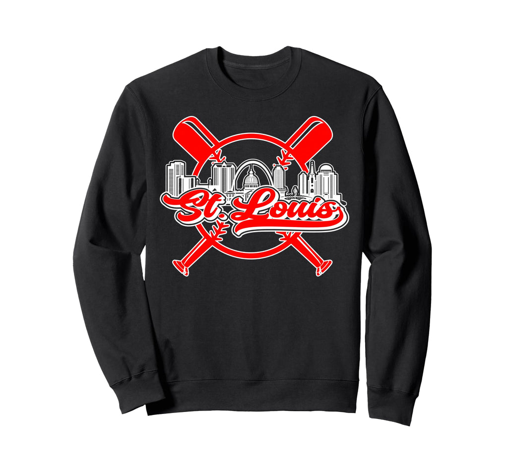 St Louis Baseball Sweatshirt - Fun Novelty Design Unisex - T-Shirt, Sweatshirt, Hoodie