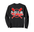 St Louis Baseball Sweatshirt - Fun Novelty Design Unisex - T-Shirt, Sweatshirt, Hoodie