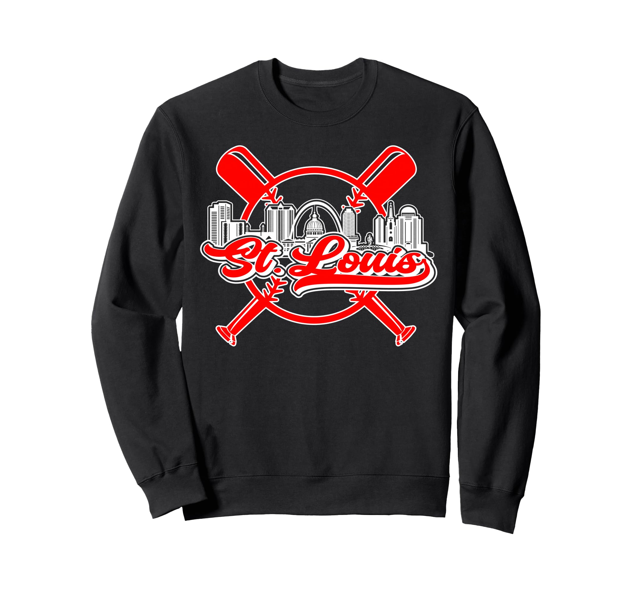 St Louis Baseball Sweatshirt - Fun Novelty Design Unisex - T-Shirt, Sweatshirt, Hoodie