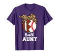 Ball Aunt Funny Football Baseball Aunt T-Shirt - Graphic Print Unisex - T-Shirt, Sweatshirt, Hoodie