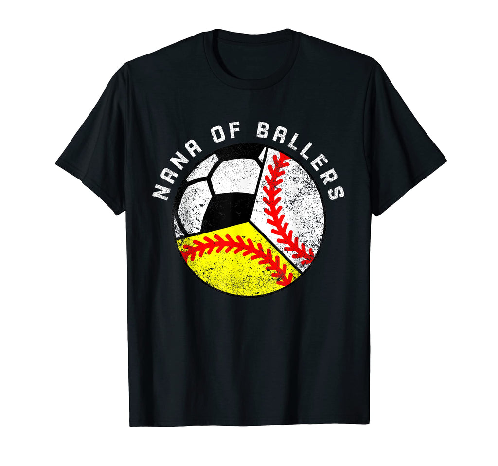Nana Ballers Funny Baseball T-Shirt - Fun Novelty Design Men Women - T-Shirt, Sweatshirt, Hoodie