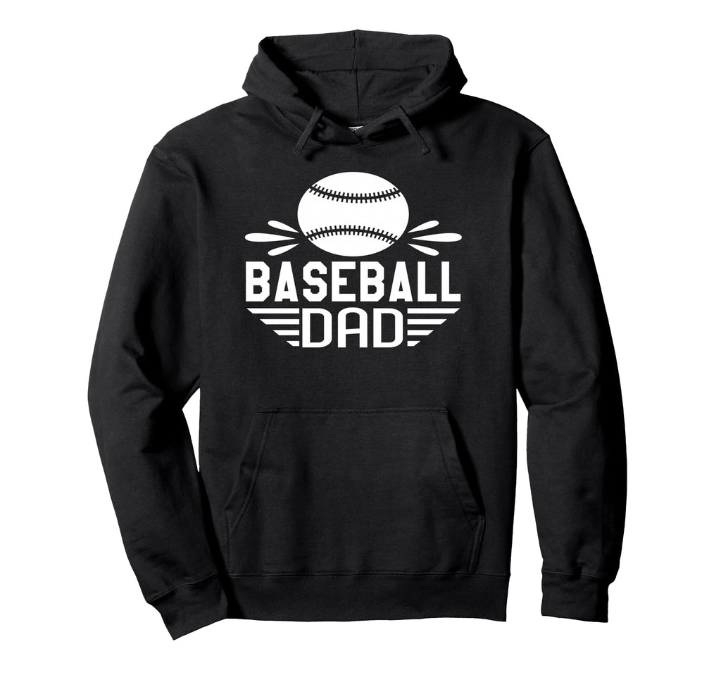 Baseball Dad Fathers Day Celebration Hoodie - Graphic Print for Adults - T-Shirt, Sweatshirt, Hoodie