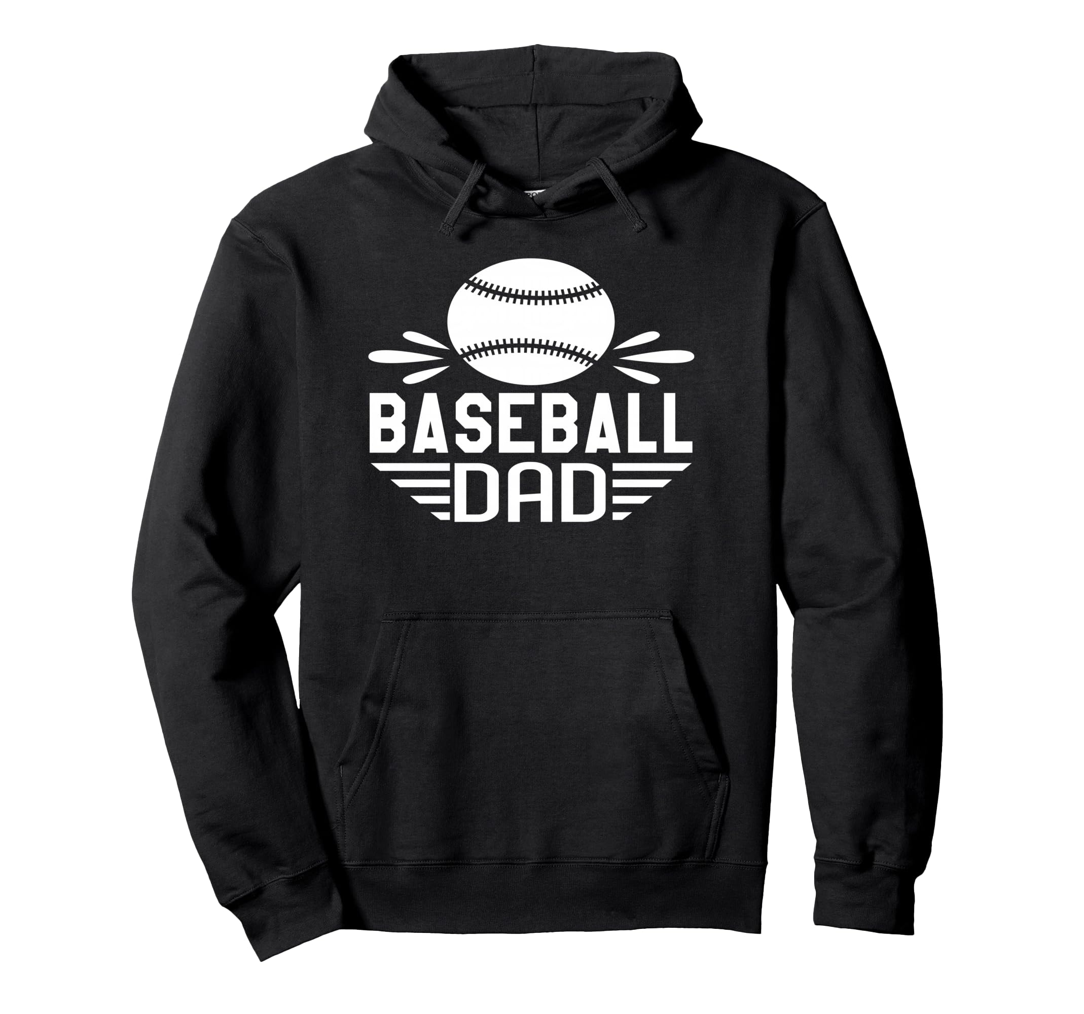 Baseball Dad Fathers Day Celebration Hoodie - Graphic Print for Adults - T-Shirt, Sweatshirt, Hoodie