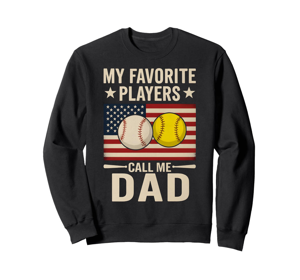 My Favorite Baseball Softball Player Sweatshirt - Graphic Print Unisex - T-Shirt, Sweatshirt, Hoodie