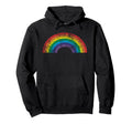 Rainbow 70S 80S Gift Hoodie - Aesthetic Graphic for Adults - T-Shirt, Sweatshirt, Hoodie