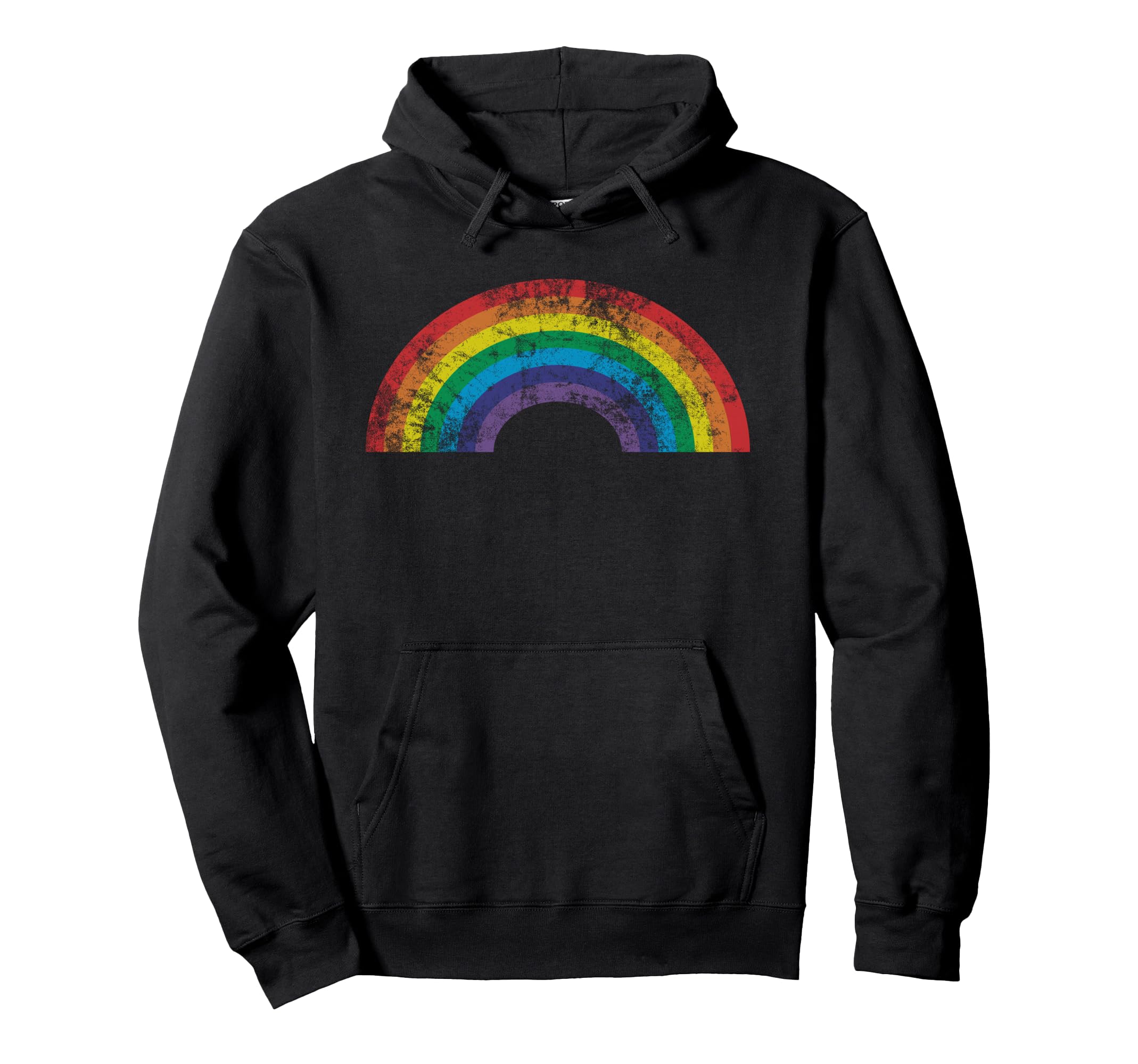 Rainbow 70S 80S Gift Hoodie - Aesthetic Graphic for Adults - T-Shirt, Sweatshirt, Hoodie