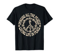 Peace Flower Imagine All People Boho T-Shirt - Novelty Apparel for Adults - T-Shirt, Sweatshirt, Hoodie