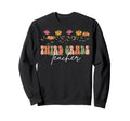 Boho Floral Third Grade Teacher Sweatshirt - Custom Art Print Men Women - T-Shirt, Sweatshirt, Hoodie