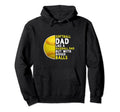 Softball Dad Just Like Baseball Dad Hoodie - Novelty Apparel for Adults - T-Shirt, Sweatshirt, Hoodie