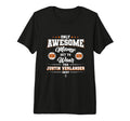 Justin Verlander Awesome Moms Tri Blend T-Shirt - Trendy Graphic Unisex - T-Shirt, Sweatshirt, Hoodie