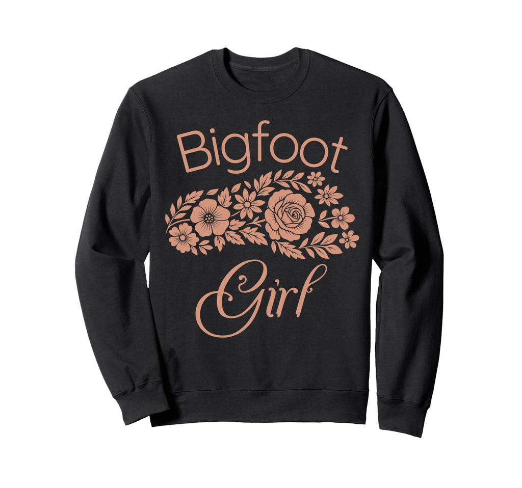 Bigfoot Floral Sasquatch Flower Sweatshirt - Novelty Apparel Men Women - T-Shirt, Sweatshirt, Hoodie