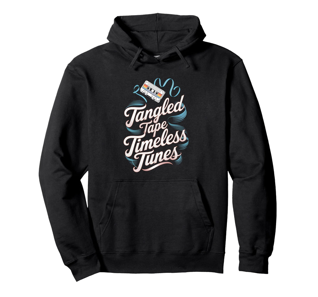 Tangled Tape Timeless Tunes Cassette Hoodie - Minimalist Print Men Women - T-Shirt, Sweatshirt, Hoodie