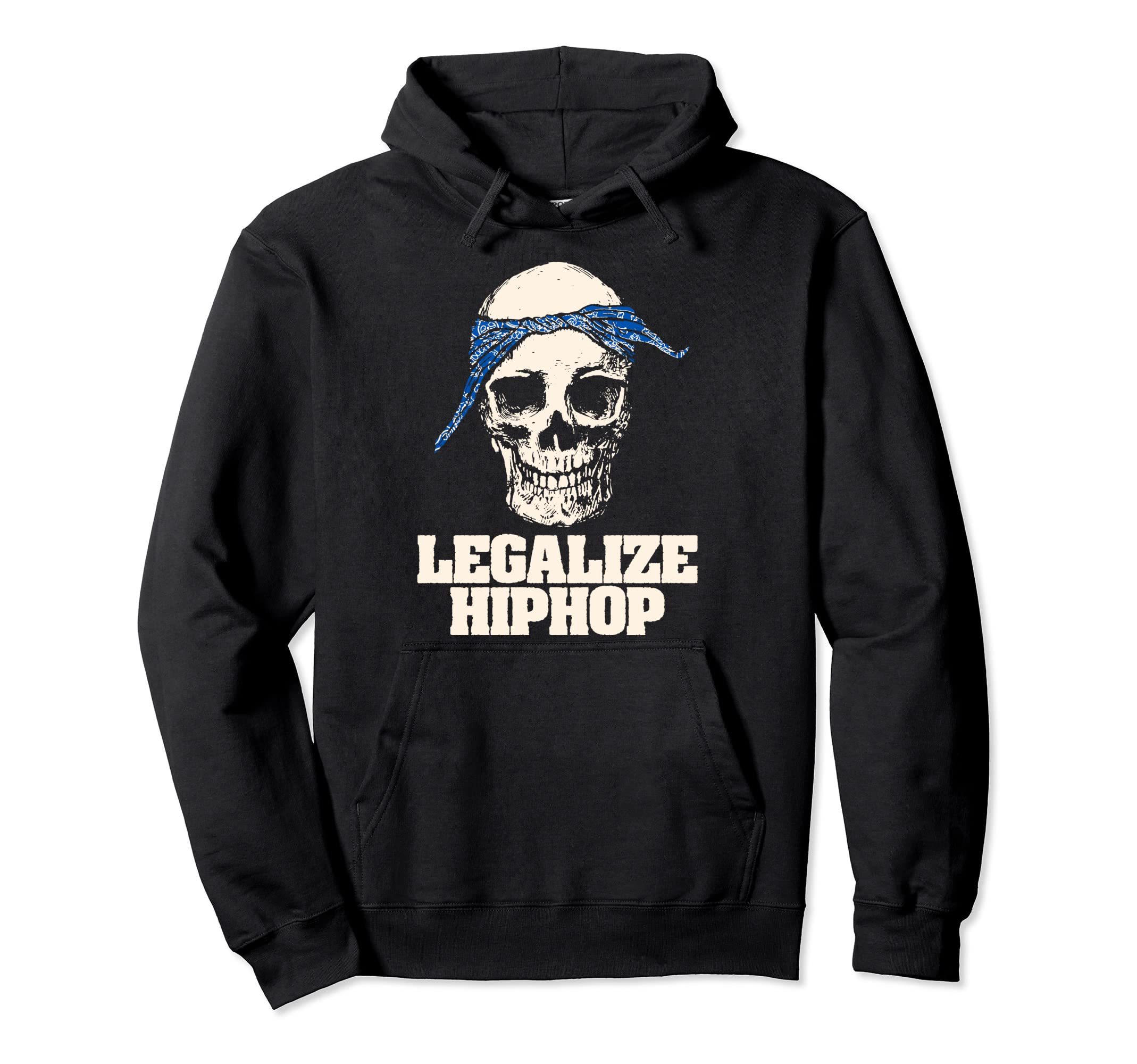 Legalize Hiphop Skull Do Rag Bandana Old Hoodie - Aesthetic Graphic Unisex - T-Shirt, Sweatshirt, Hoodie