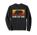 Hank Tank Bear Distressed Save Sweatshirt - Aesthetic Graphic for Adults - T-Shirt, Sweatshirt, Hoodie