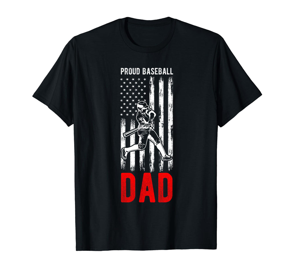 Proud Baseball Dad Family Team Coach T-Shirt - Aesthetic Graphic Men Women - T-Shirt, Sweatshirt, Hoodie