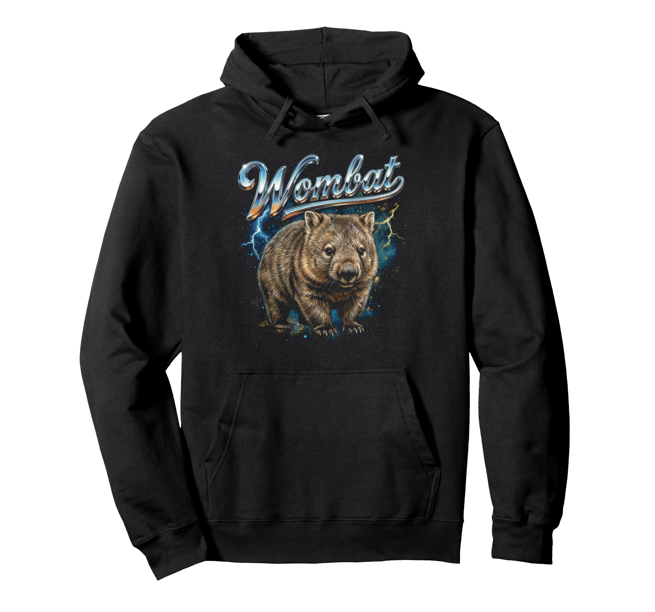 Wombat 90S Funny Wombat 80S Hoodie - Aesthetic Graphic Unisex - T-Shirt, Sweatshirt, Hoodie