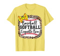 Baseball Softball Coquette Bow Teen T-Shirt - Trendy Graphic for Adults - T-Shirt, Sweatshirt, Hoodie