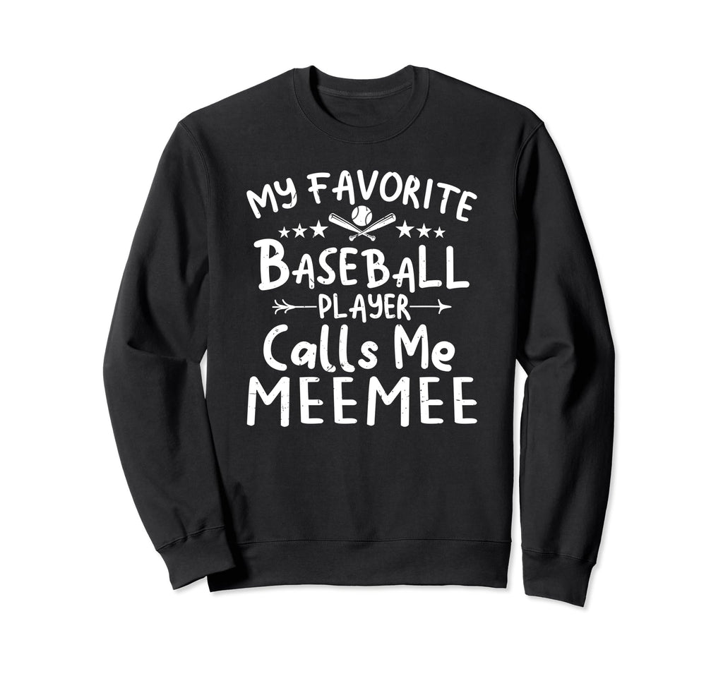 My Favorite Baseball Player Calls Me Sweatshirt - Minimalist Print Unisex - T-Shirt, Sweatshirt, Hoodie