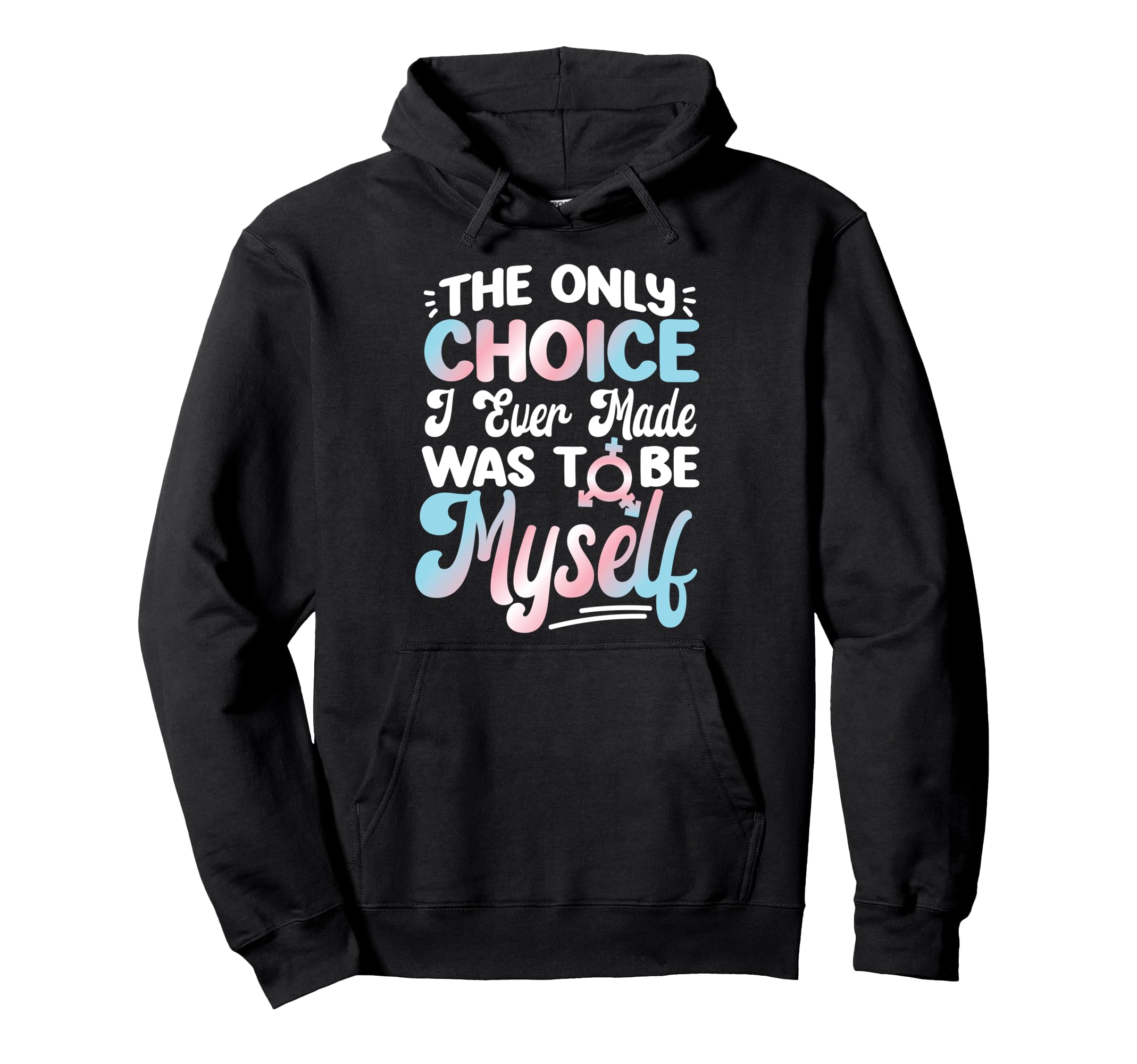 Transgender Trans Lgbt Pride Rights Tape Hoodie - Trendy Graphic Unisex - T-Shirt, Sweatshirt, Hoodie