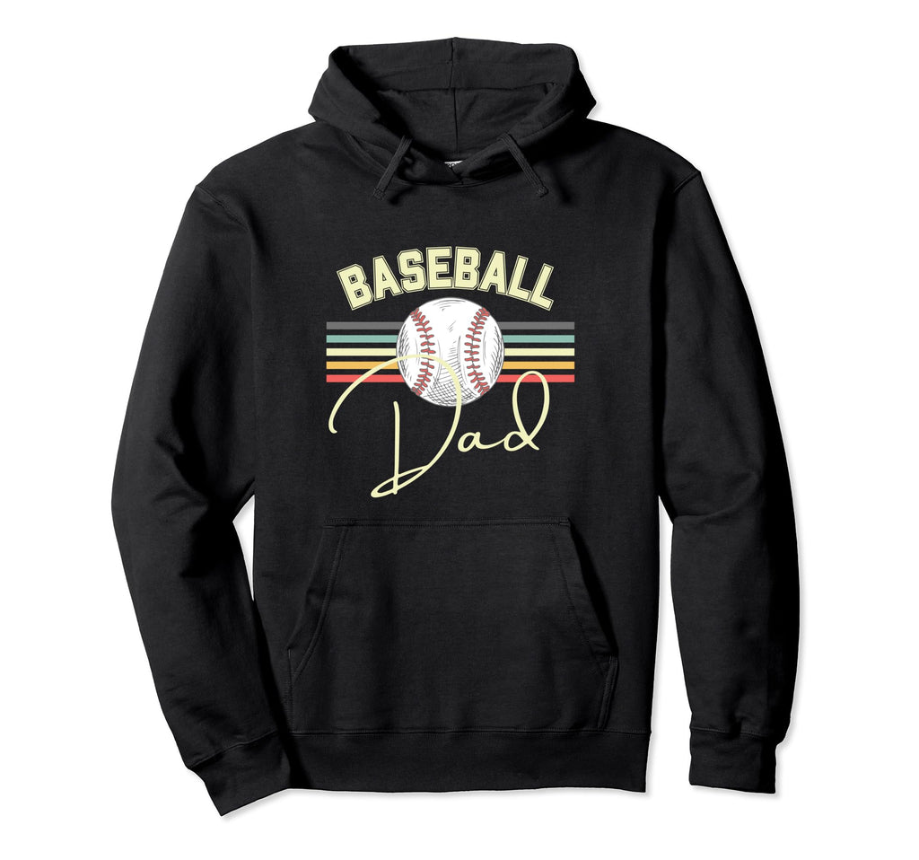 Baseball Dad Fun Hoodie - Streetwear Style for Adults - T-Shirt, Sweatshirt, Hoodie