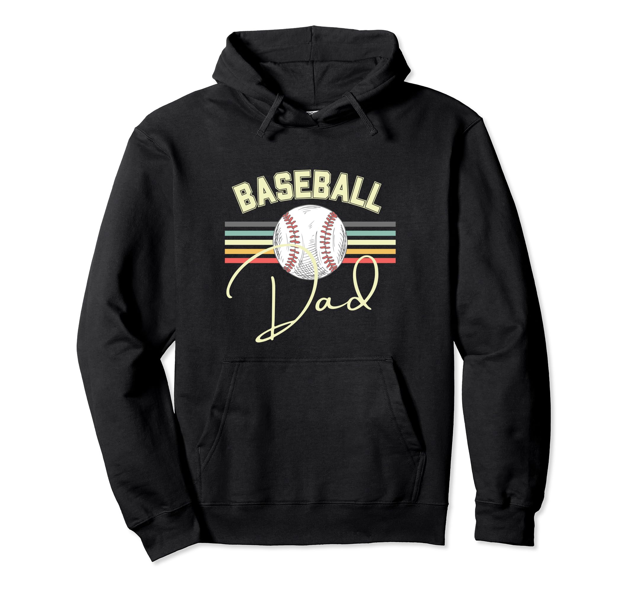 Baseball Dad Fun Hoodie - Streetwear Style for Adults - T-Shirt, Sweatshirt, Hoodie