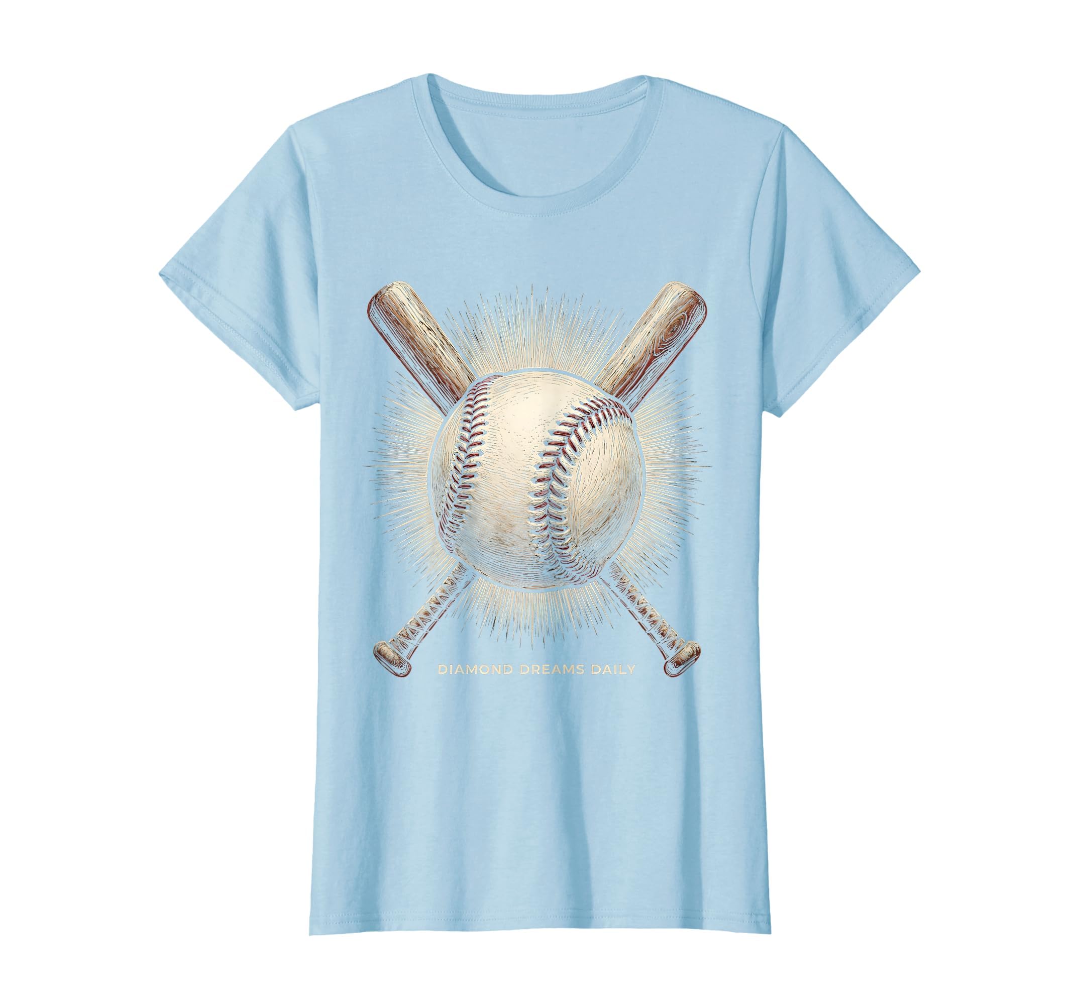 Diamond Dreams Daily Baseball Mom T-Shirt - Aesthetic Graphic Men Women - T-Shirt, Sweatshirt, Hoodie