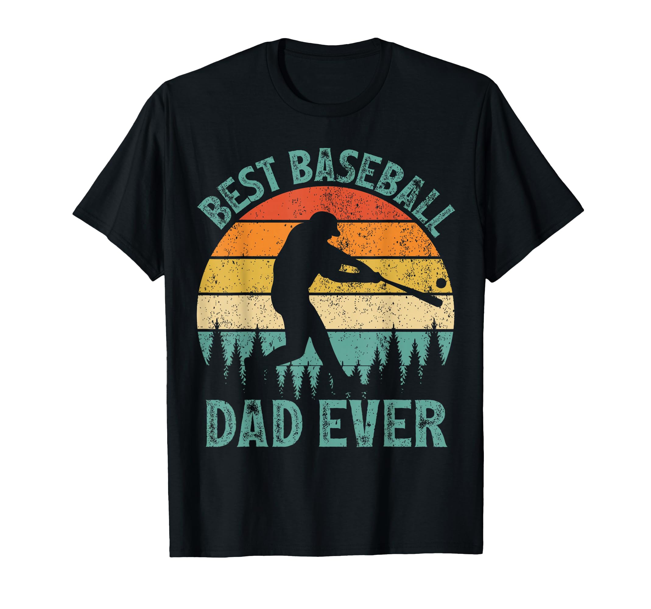 Funny Best Baseball Dad Ever T-Shirt - Casual Everyday Wear for Adults - T-Shirt, Sweatshirt, Hoodie