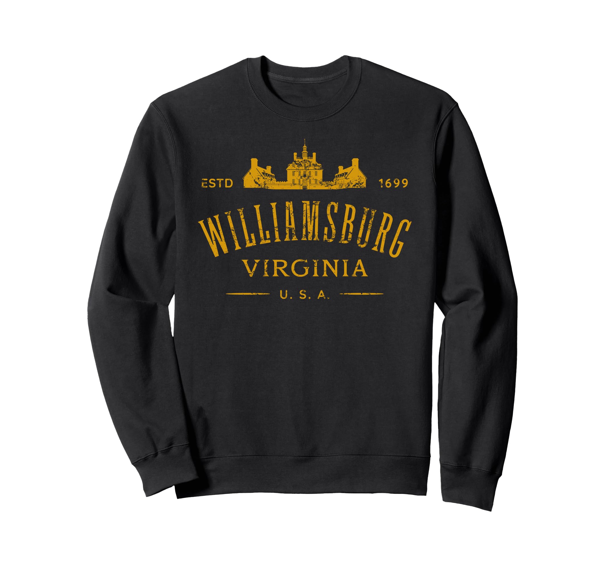 Colonial Williamsburg Virginia Sweatshirt - Custom Art Print Men Women - T-Shirt, Sweatshirt, Hoodie