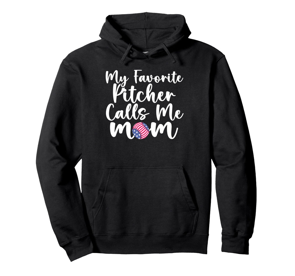 Baseball Mom Patriotic My Favorite Hoodie - Graphic Print Men Women - T-Shirt, Sweatshirt, Hoodie