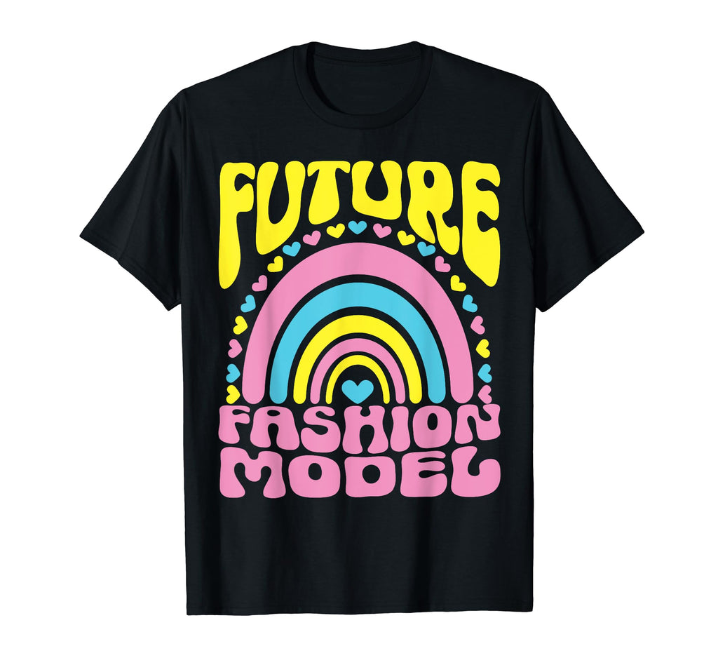 Future Model Bright Rainbow Occupation T-Shirt - Graphic Print for Adults - T-Shirt, Sweatshirt, Hoodie