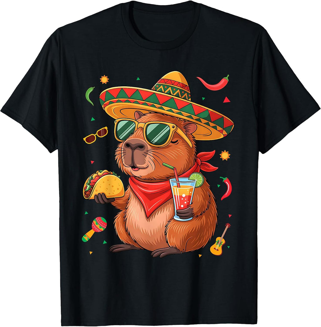 Capybara Taco Lover Gift Co. - Adult & Kids T-Shirts, Sweatshirts & Hoodies apparel design preview 1