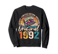 1992 32Nd Birthday Cassette Tape Sweatshirt - Aesthetic Graphic Men Women - T-Shirt, Sweatshirt, Hoodie