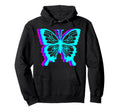 Butterfly Insect Vaporwave Hoodie - Unique Graphic Men Women - T-Shirt, Sweatshirt, Hoodie