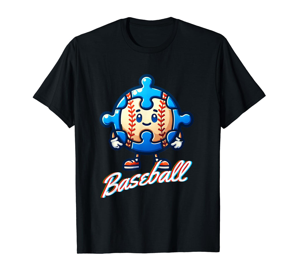 Baseball Autism Awareness Love Dad T-Shirt - Streetwear Style for Adults - T-Shirt, Sweatshirt, Hoodie