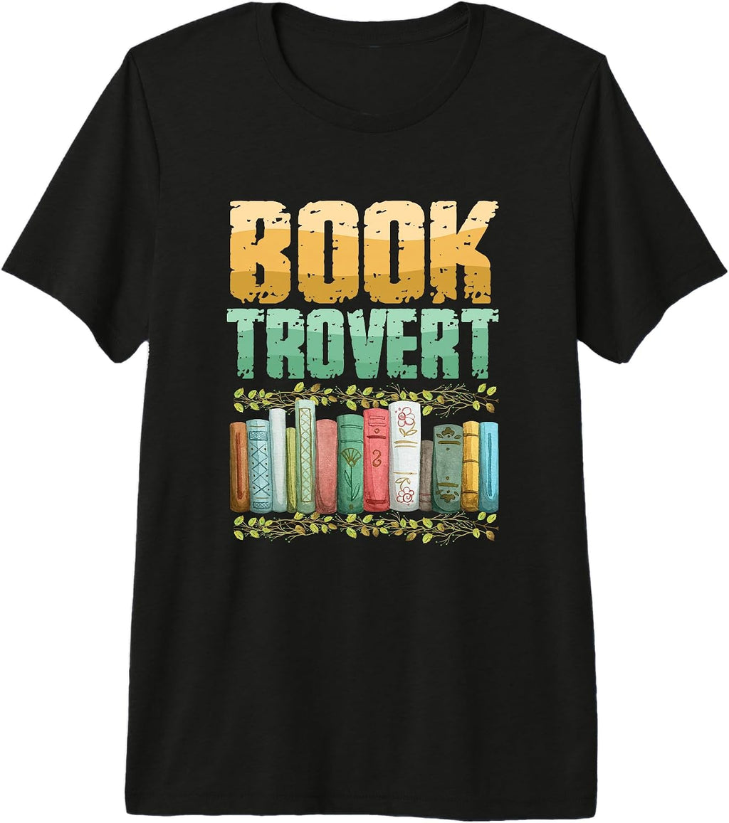 Introvert Reading Designs for Book Lovers - Adult & Kids T-Shirts, Sweatshirts & Hoodies apparel design preview 1