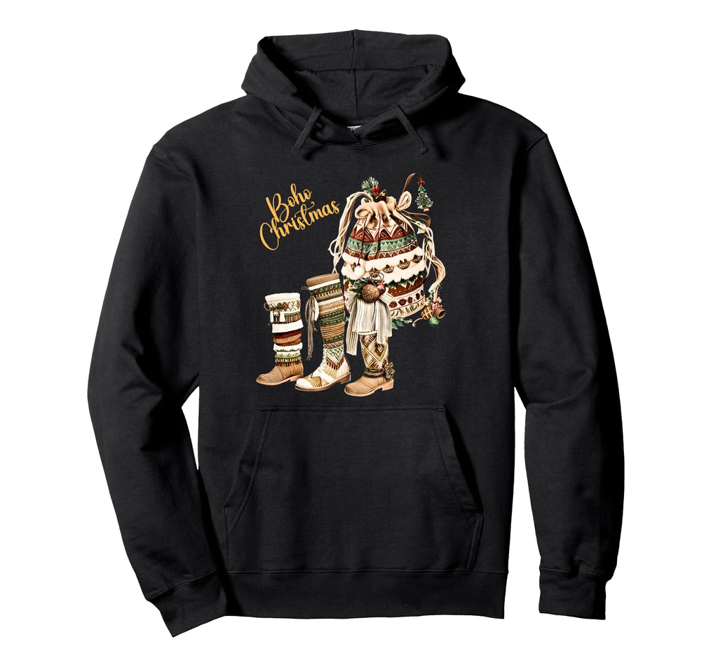 Boho Holiday Decor Hoodie - Fun Novelty Design Men Women - T-Shirt, Sweatshirt, Hoodie