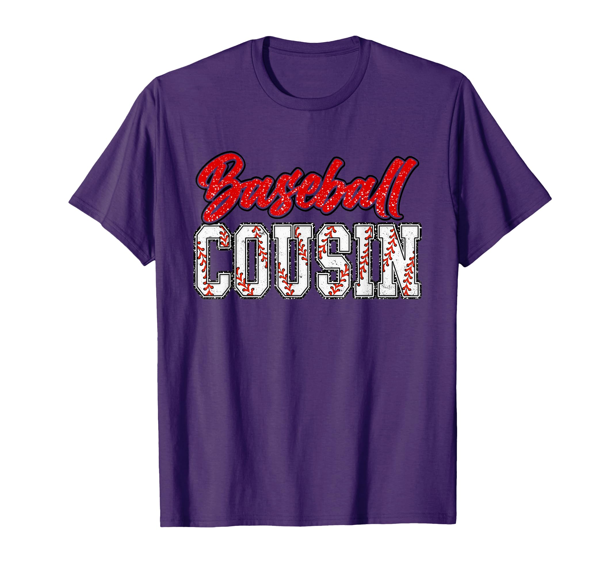 Baseball Cousin Groovy Loud Proud T-Shirt - Custom Art Print for Adults - T-Shirt, Sweatshirt, Hoodie