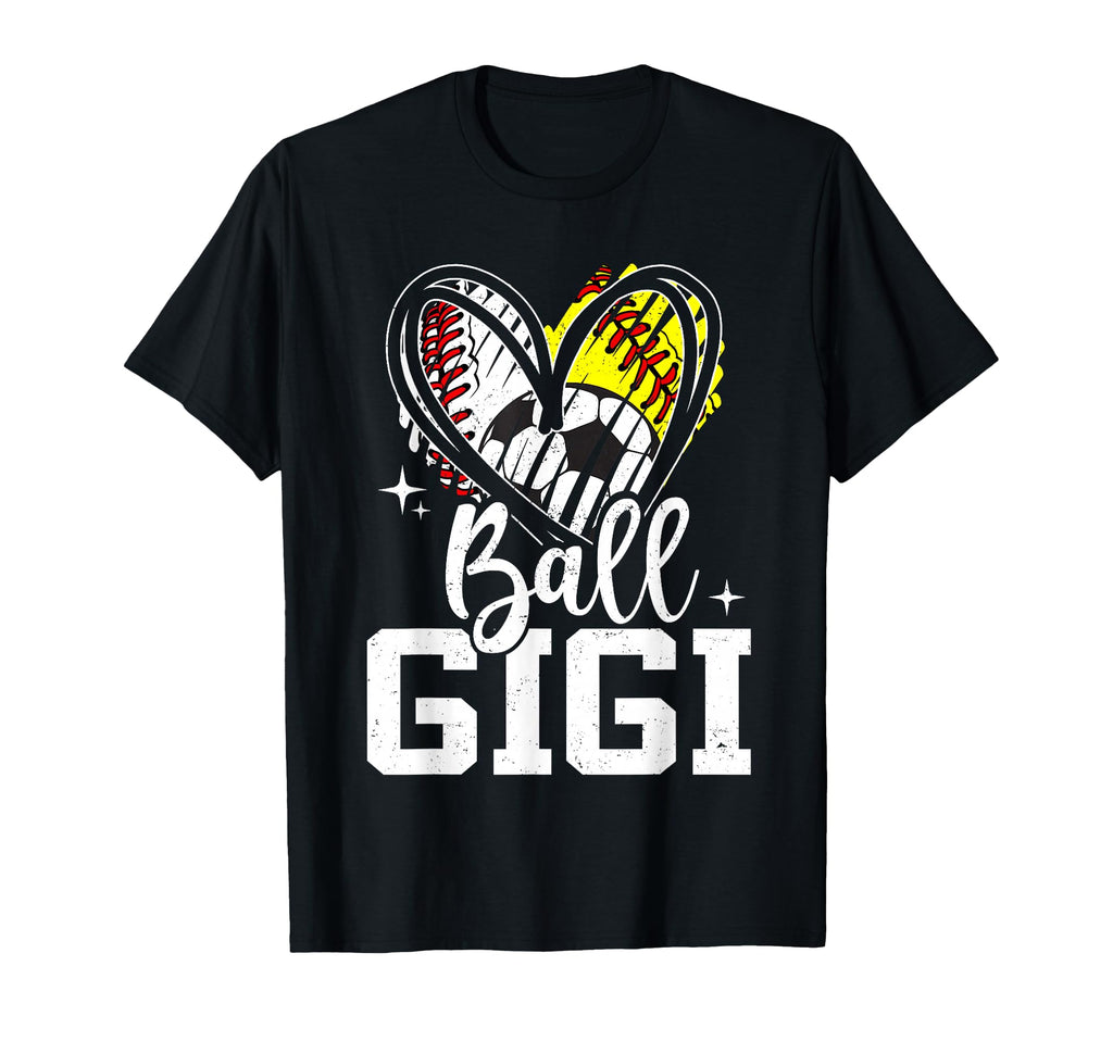 Ball Gigi Baseball Softball Soccer T-Shirt - Custom Art Print for Adults - T-Shirt, Sweatshirt, Hoodie