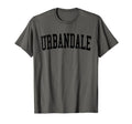 Urbandale Ia Distressed Black Varsity T-Shirt - Streetwear Style for Adults - T-Shirt, Sweatshirt, Hoodie